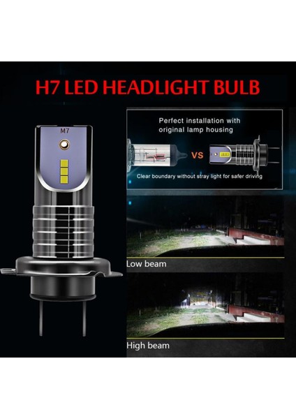 6000 K Stili 6000K Beyaz H7 LED 110W Araba Xenon Far Lm 6000K Beyaz Işık Alüminyum Hıd Far Kiti Canbus Hata Ücretsiz Blub IP68 (Yurt Dışından) modelleri