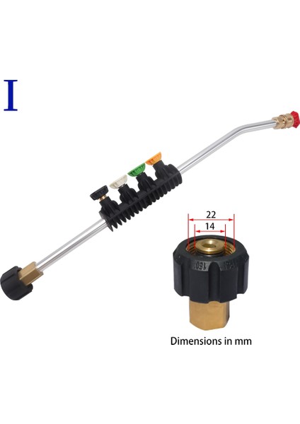 Hd Eski Tip Stil Basınçlı Yıkama Değnek Ipuçları Araba Yıkama Jet Lance Nozul Su Püskürtme Lance Ucu Karcher Bort Nilfisk Bosch Lavor Için Basınçlı Yıkama Makinesi (Yurt Dışından)