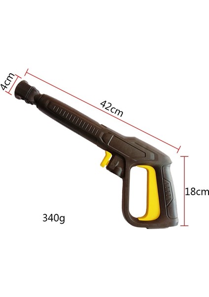 Turbo Lance Stili Yedek Basınçlı Yıkama Tabancası Araba Yıkama Temizleme Suyu Püskürtme Tabancası Lance Nozul Ttol Lance Wand Nozul Karcher K2 ~ K7 Için (Yurt Dışından)