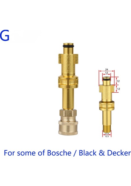 Beyaz Stil Basınçlı Yıkayıcı Hızlı Bağlantı "püskürtme Tabancası Değnek Lance Bayonet Adaptörüne" Karcher Için Hızlı Bağlantı Kesme Serbest Bırakma Tertibatı (Yurt Dışından)