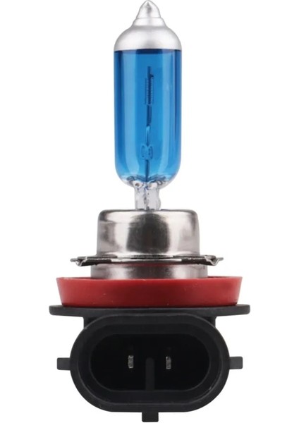 2 Adet H8 12V 55W 6000K Halojen Oto Araba Ampul Xenon Lambası Süper Beyaz Uzun Ömrü (Yurt Dışından)