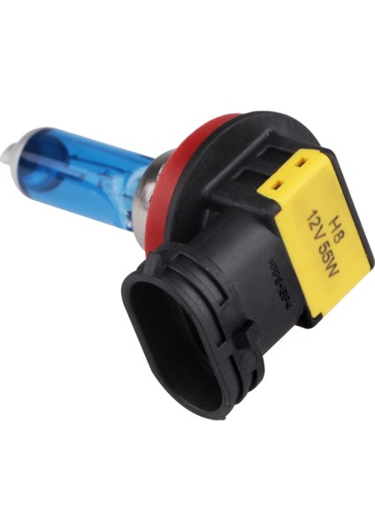 2 Adet H8 12V 55W 6000K Halojen Oto Araba Ampul Xenon Lambası Süper Beyaz Uzun Ömrü (Yurt Dışından)
