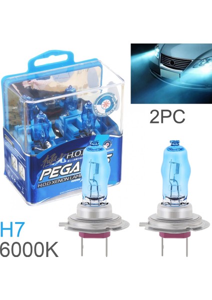 H7 2 Adet H4 H1 H3 H7 H Araba Hod Halojen Ampuller Dc 12V 100W 6000K Beyaz Işık Süper Parlak Otomatik Ön Far Lambası (Yurt Dışından)