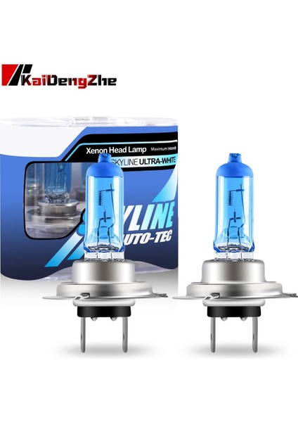 H7 Stili 100W Sarı W 100W Halojen Ampuller H1 H3 H4 H7 H8 H Oto Halojen Lamba Sis Farları 12V 3000K 6000K Motosiklet Araba Far Lambası (Yurt Dışından)