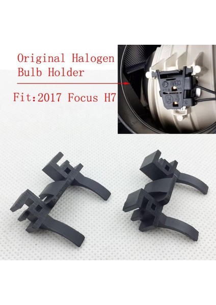 Ar H7 LED Far Ampul Tutucu Taban Adaptörü Ford Focus Kısa Far Far Montajı Land Rover Discovery Fıat 500 Yeni (Yurt Dışından)