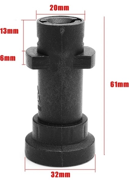 Siyah Stil Karcher Aksesuarları, Otomotiv Yüksek Basınçlı Temizleme Tabancası Köpük Nozul Hızlı Adaptör Karcher K K2 K3 K4 K5 K6 K7 (Yurt Dışından) fırsatları