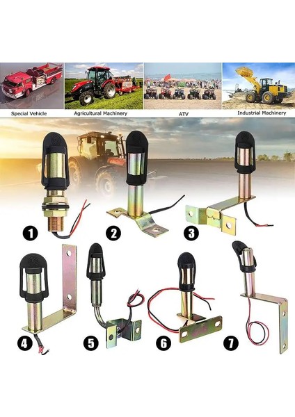 No.5 Tarzı Metal Döner Yanıp Sönen Işaret Montajı Uyarı Işığı Braketi Esnek Gövde Dın Kutuplu Traktör Montaj Işığı (Yurt Dışından) modelleri