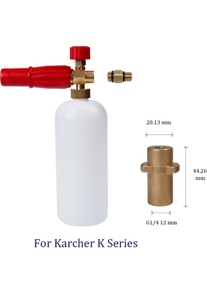 Turuncu Tarzı Yüksek Basınçlı Yıkayıcı Kar Köpüğü Lance Köpük Nozulu Köpük Jeneratörü Köpük Tabancası Karcher Için Bosch Için Lavor Için Black Decker Için (Yurt Dışından)