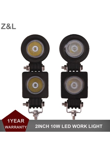 1 Yuvarlak Sel Tarzı 10W LED Çalışma Işığı 12V 24V 2ınch Mini Araba Oto Kamyon Atv Motosiklet 4x4 4WD Traktör Bisiklet Göstergesi Sis Lambası Sürüş Far (Yurt Dışından) fiyatları