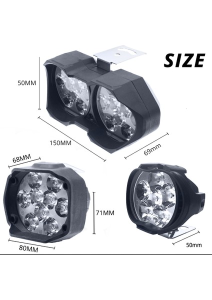 12 LED Tarzı Araba Oto Motor Çalışma Işık Çubuğu 9led 18LED 10W 25W Sis Noktası Beyaz Far Çalışma Işıkları Dc 12V 24V Dış Aydınlatma Kafa Lambaları (Yurt Dışından) indirimleri