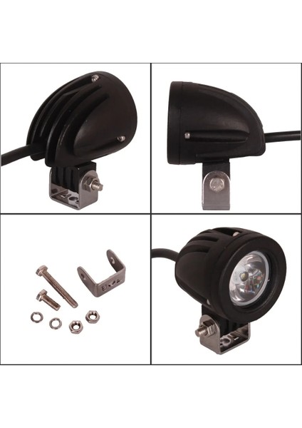 2 Kare Nokta Stili 10W LED Çalışma Işığı 12V 24V 2ınch Mini Araba Oto Kamyon Atv Motosiklet 4x4 4WD Traktör Bisiklet Göstergesi Sis Lambası Sürüş Far (Yurt Dışından) fırsatları