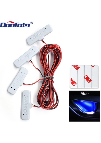 Mavi LED Araba Atmosfer Lambası Iç Oto Dıy Dekorasyon Gece Kapı Kase Işık Bmw E90 Mini Cooper Için Araba Dekorasyon Aksesuarları (Yurt Dışından)