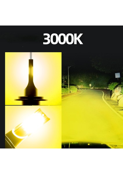 H1 Stili 3000K Roadsun Araba Işıkları H4 H7 LED H11 H8 H9 H1 Hb LED B H13 Far Ampul Oto Sis Lambası 12V 3000K 6000K 8000K (Yurt Dışından)
