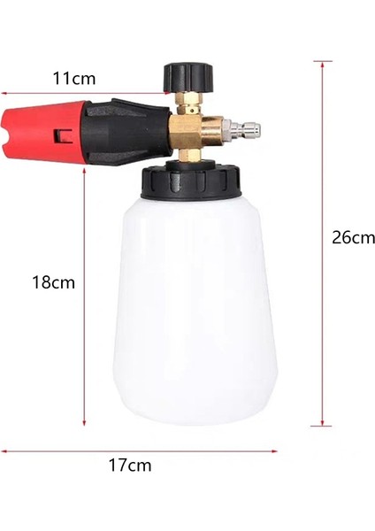 Turuncu Tarzı Araba Yıkama Jet Ayarlanabilir Yüksek Basınçlı Kar Köpük Lance Karcher Temizleme Araçları Için Beş Renkli Nozullu 14 Hızlı Bırakma (Yurt Dışından)