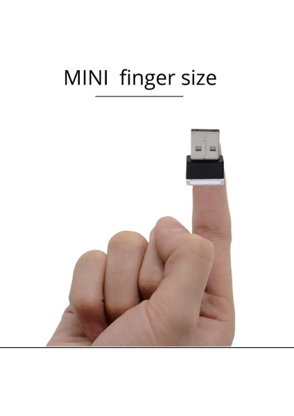 Beyaz 1x Yeni Tragbare Mini USB Işık LED Modelleme Araba Ortam Işığı Neon Iç Işık Araba Takı Tüm Arabalar Için 5 Tür Işık Renkleri (Yurt Dışından)
