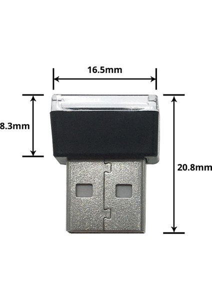 Beyaz 1x Yeni Tragbare Mini USB Işık LED Modelleme Araba Ortam Işığı Neon Iç Işık Araba Takı Tüm Arabalar Için 5 Tür Işık Renkleri (Yurt Dışından)
