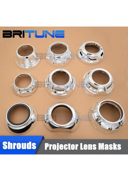 No.8 Stili Hella 3r G5KOITO Q5 Lens Için 3.rojector Örtüleri Bi-Xenon Far Çerçeve Güçlendirme Lensler Araba Işıkları Aksesuarları Kapakları (Yurt Dışından) fiyatları