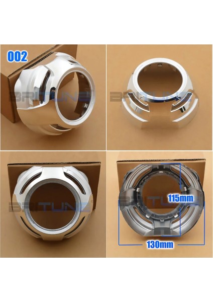 No.8 Stili Hella 3r G5KOITO Q5 Lens Için 3.rojector Örtüleri Bi-Xenon Far Çerçeve Güçlendirme Lensler Araba Işıkları Aksesuarları Kapakları (Yurt Dışından) fırsatları