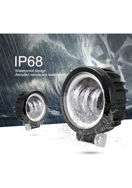 1 Adet Yuvarlak Çalışma Işığı Stili Nlpearl 4 "30W Kare LED Angel Eyes Çalışma Işık Çubuğu Offroad 12V 24V Spot Işın LED Çalışma Işığı Araba Kamyon Tekne 4x4 Atv LED Bar (Yurt Dışından) fiyatları