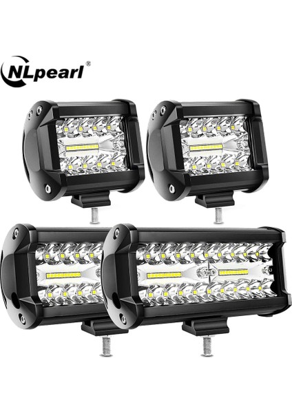1 Adet 72W LED Çubuk Stili Nlpearl 12V 24V LED Işık Çubuğu Spot Taşkın Işın Offroad 4x4 Araba Sürüş Çalışma Işığı Kamyon Tekne 4WD Atv Uaz Barra LED Farlar (Yurt Dışından) fiyatları