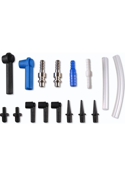 16PC Tarzı Yağ Pompalama Borusu Araba Fren Sistemi Sıvı Konektörü Yağ Boşaltılmış Hızlı Değiştirme Aleti Yağ Dolum Ekipmanı Fren Yağı Değiştirme (Yurt Dışından)