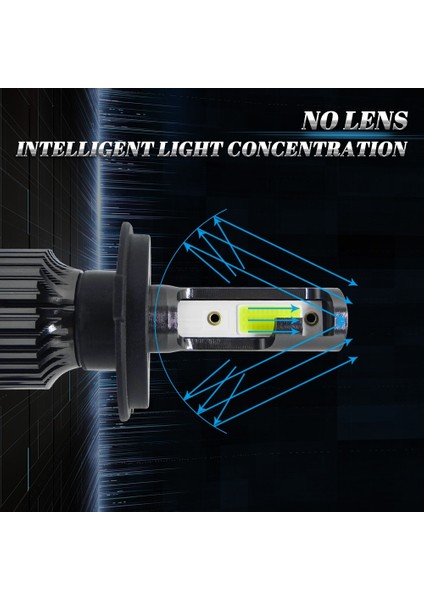 H7 Stili 6000K Muxall Mze Lmpair 80W H4 LED Far Ampülleri H7 Canbus H1 H3 H8 H11 Hb3 Hb4 Araba Far Sis Lambası 12V (Yurt Dışından) modelleri