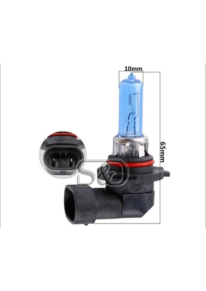 9005 Hb3 100W Halojen Ampuller Süper Beyaz Farlar Sis Farları Gündüz Çalışan Araba Işık Kaynağı Park Oto Ledleri Lamk 12V (Yurt Dışından) fırsatları
