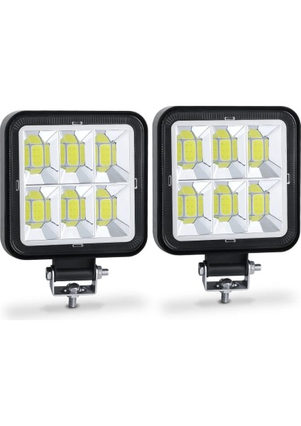 Kumral Tarzı 3 "cob LED Çalışma Işık Çubuğu Offroad 12V 24V Oto Sis Lambası 4x4 LED Traktör Spotlight Kamyon Atv 4 I Worklight 6000K (Yurt Dışından) fiyatları