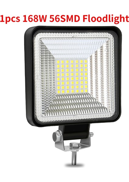 1 Adet Kare 56SMD Tarzı Aıleo 12V 24V LED Bar Offroad Spot Sel Combo LED Çalışma Işığı Smd Kamyon Traktör Suv 4WD 4x4 Tekne Atv Barra Farlar (Yurt Dışından)