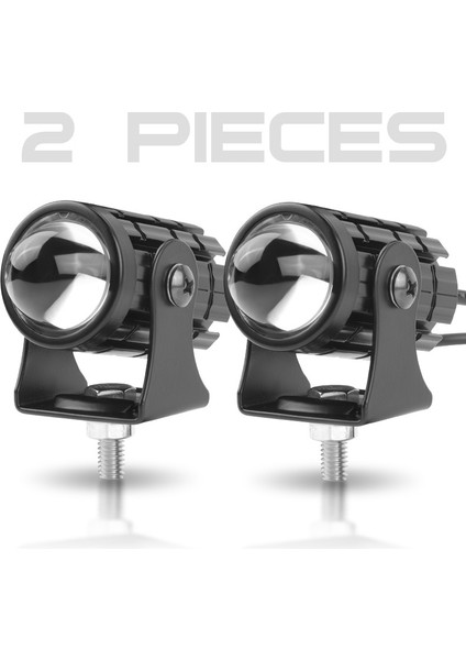 2 Adet Işık Stili Araba LED Çalışma Işığı Projektör Lens Hi-Lo Işın Motosiklet Kir Bisiklet Spot Işığı Yardımcı Lamba Kamyonlar Için LED Sis Lambası Suv'lar Utv Atv (Yurt Dışından)