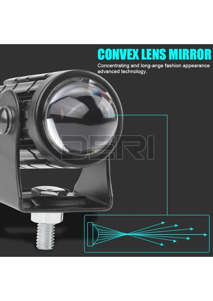 2 Adet Işık Stili Araba LED Çalışma Işığı Projektör Lens Hi-Lo Işın Motosiklet Kir Bisiklet Spot Işığı Yardımcı Lamba Kamyonlar Için LED Sis Lambası Suv'lar Utv Atv (Yurt Dışından)