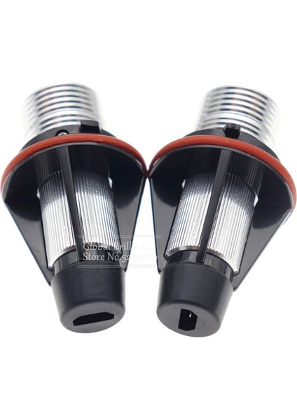 Beyaz 2 Adet LED Araba Angel Eyes Işaretleyici Işıklar Ampuller Bmw E39 E53 E60 E61 E63 E64 E65 E66 E x M5 Hata Ücretsiz 2X5W (Yurt Dışından) indirimleri
