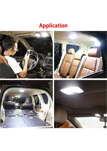 Beyaz Stil Sıcak Satış Araba Iç Araba Tavan Işık 12V 36 LED Araba Araç Iç Kubbe Çatı Tavan Okuma Gövde Işık Lambası Çalışma Işığı (Yurt Dışından) modelleri