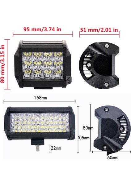 60W LED Işık Çubuğu Stili 12V 24V LED Çalışma Işığı Off Road Spot Sel Combo Kamyon Araba Için LED Işık Çubuğu 4x4 Tekne Atv LED Farlar Sis Farları Araba Ürünleri (Yurt Dışından) modelleri