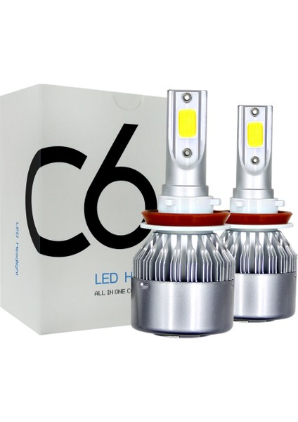 H8 Stili 3000K 2 Adet LED Araba Ampulleri H4 H Hb2 H11 H1 H3 H8 H Hb4 H Otomatik Farlar 72W Cob 6000K 3000K 4300K (Yurt Dışından) modelleri