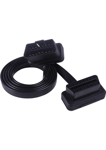 100CM Tarzı Obd2 Uzatma Kablosu 100CMCMCM 1 Ila 2 Bölücü Tel Obd2 Tarayıcı Genişletici Konnektör Adaptörü Erkek Kadın L-Şekilli Dirsek (Yurt Dışından)