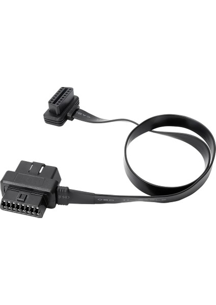 100CM Tarzı Obd2 Uzatma Kablosu 100CMCMCM 1 Ila 2 Bölücü Tel Obd2 Tarayıcı Genişletici Konnektör Adaptörü Erkek Kadın L-Şekilli Dirsek (Yurt Dışından) modelleri