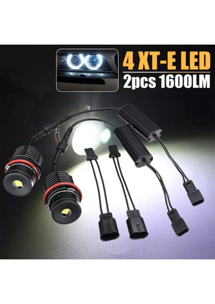40W 1 Çift 1 Çift LED Angel Eyes Işaretleyici Işıkları LED Angel Eyes Halo Halka Işaretleyici Ampul Bmw X5 E39 E53 E60 E63 Için Değiştirme (Yurt Dışından) fiyatları