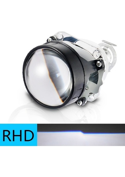 Shroud Stili Olmadan 1xrhd Oto Lens 2.5 Inç Evrensel Bi Xenon Hıd Gtl H4 H7 Motosiklet Araba Far Projektör Len H11 H8 Hb3 Yükseltme (Yurt Dışından)