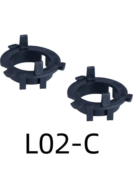 L02-C Stili 2 Adet H1 H7 LED Far Soket Adaptörü Araba LED Soket Tabanı Oto LED Ampul Sahipleri LED Ön Far Kiti (Yurt Dışından)