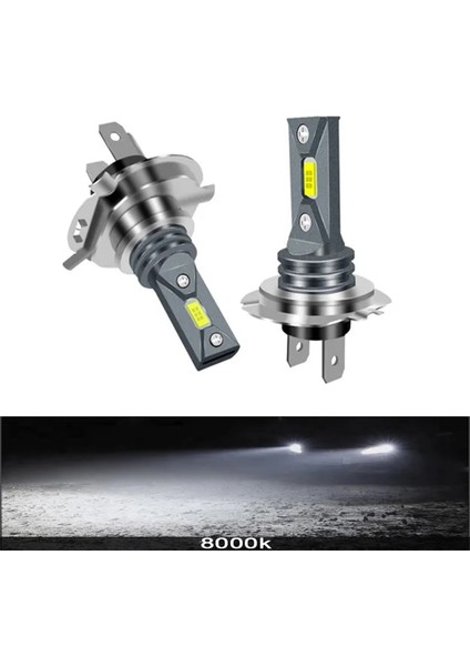 H8 Stili 8000K Beyaz Mavi K 8000K K H4 H7 H11 H1 Turbo LED Araba Far Ampul Hb Hb4 H8 Oto Işıkları Otomobil Sürüş Sis Lambası (Yurt Dışından)