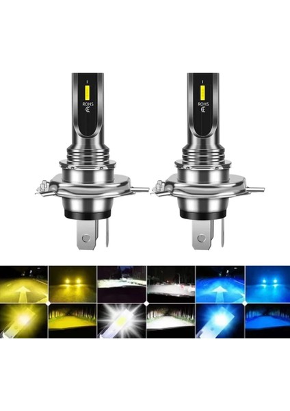 16000LM 2 Adet Stil 3000K Altın Yeni Lm Far H1 H6 H7 Hb3 Hb H8 H11 H3 Moto Ampul 12V 24V Oto H4 LED Motosiklet Far Sis Lambası (Yurt Dışından) modelleri