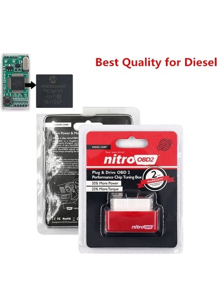 2 Borad Dizel Tarzı Eco Nitro Ecoobd2 Nitro %15 Yakıt Tasarrufu Daha Fazla Güç Ayarlama Kutusu Nitro Obd2 Eco Obd2 Dizel Benzin Benzinli Araba Fişi ve Sürücüsü (Yurt Dışından)