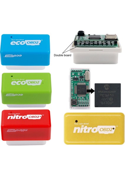 2 Borad Dizel Tarzı Eco Nitro Ecoobd2 Nitro %15 Yakıt Tasarrufu Daha Fazla Güç Ayarlama Kutusu Nitro Obd2 Eco Obd2 Dizel Benzin Benzinli Araba Fişi ve Sürücüsü (Yurt Dışından)