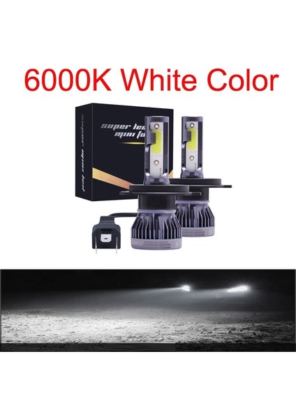 H1 Stili 2yan 6000K 2 Adet LED Mini Araba Far Lm H1 H3 H7 H8 H9 H Hb Hb H4 Hilk 6000K 8000K Otomatik Kafa Lambası Ampul (Yurt Dışından)