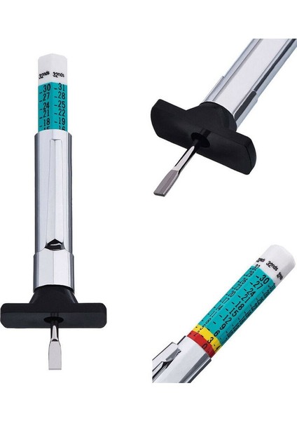 Mini Araba Kamyon Lastik Diş Derinlik Ölçer Test Cihazı Standart Metrik Gage Ölçer Ölçüleri Taşınabilir Lastik Tamir Araçları Araba Aksesuarları (Yurt Dışından) fırsatları