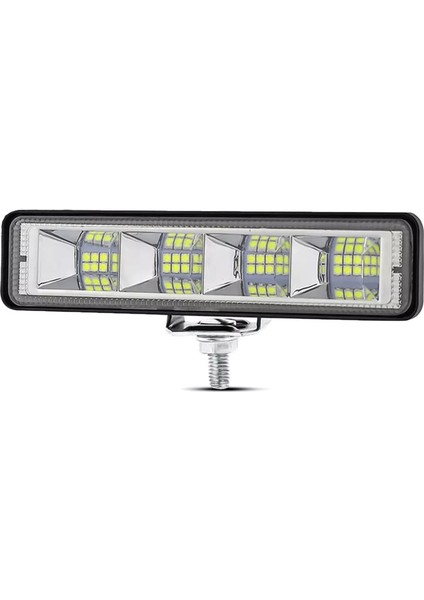 24LED 1pc Tarzı LED Bar Taşkın Işık 18W Araba Çalışma Lambası LED Bar 4x4 24 LED Çalışma Çubuğu Offroad Suv Atv Traktör Kamyonlar Ekskavatör LED Combo Işın (Yurt Dışından)