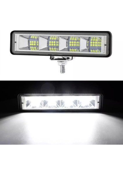24LED 1pc Tarzı LED Bar Taşkın Işık 18W Araba Çalışma Lambası LED Bar 4x4 24 LED Çalışma Çubuğu Offroad Suv Atv Traktör Kamyonlar Ekskavatör LED Combo Işın (Yurt Dışından) fiyatları