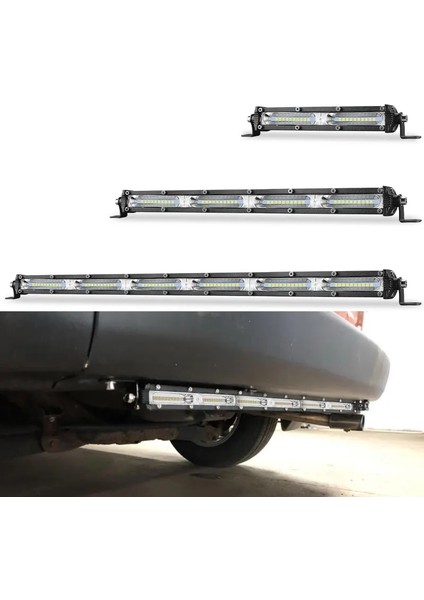 1 Adet 7 Inç LED Bar Tarzı Ince LED Işık Çubuğu 7'' 13'' 20'' Offroad Sel Işın LED Bar 4x4 Lada Kamyon Suv Atv Niva Için Otomatik Sürüş Işık 12V 24V (Yurt Dışından)