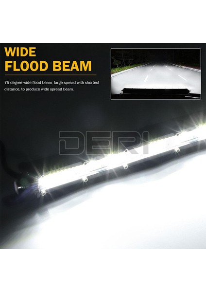 1 Adet 7 Inç LED Bar Tarzı Ince LED Işık Çubuğu 7'' 13'' 20'' Offroad Sel Işın LED Bar 4x4 Lada Kamyon Suv Atv Niva Için Otomatik Sürüş Işık 12V 24V (Yurt Dışından) modelleri